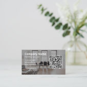 Schilderen van diensten uw Logo hier Visitekaartje (Staand voorkant)