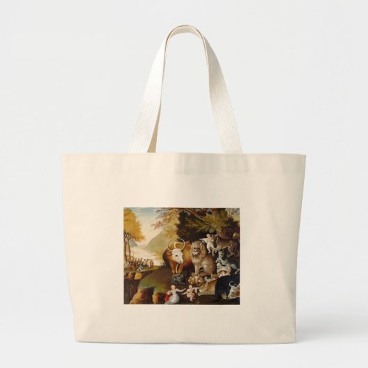 Schilderen van dieren grote tote bag (Voorkant)