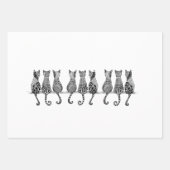 Schilderen van dieren Vlakpapier Reeks 3 Inpakpapier Vel (Voorkant 2)