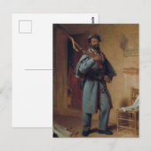  schilderen van een beetje oorlogsgeschiedenis: Re Briefkaart (Voorkant / Achterkant)