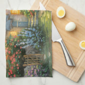 Schilderen van een bijtend fantastisch materiaal theedoek (Quarter Fold)