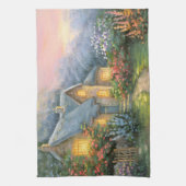 Schilderen van een bijtend fantastisch materiaal theedoek (Verticaal)