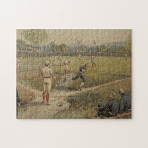 schilderen van een honkbalspel (1887) legpuzzel
