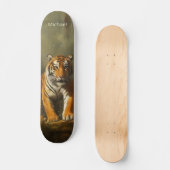 Schilderen van een tijger persoonlijk skateboard (Voorkant)