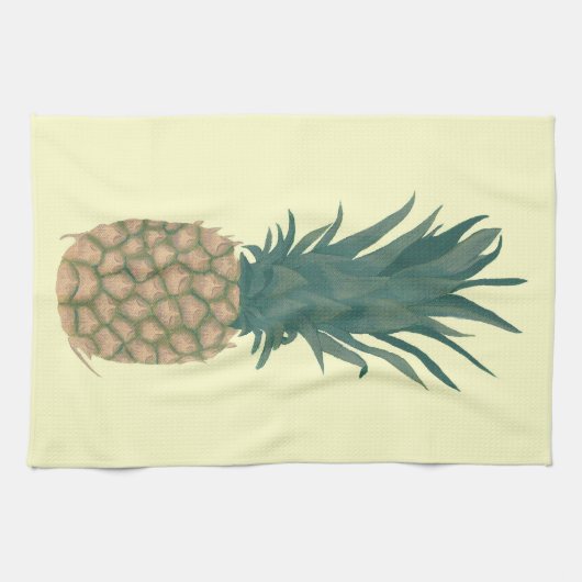 Schilderen van een vers anananasetkeukenhanddoeken theedoek (Horizontaal)