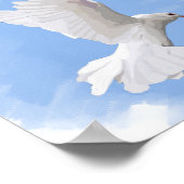 Schilderen van een witte dove poster (Hoek)