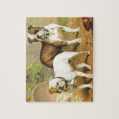 schilderen van Engelse Bulldogs Legpuzzel (Verticaal)