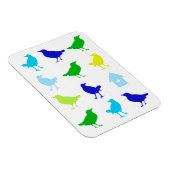 Schilderen van gekleurde vogels door Chariklia Zar Magneet (Rechterzijde)