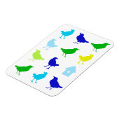 Schilderen van gekleurde vogels door Chariklia Zar Magneet (Linkerzijde)