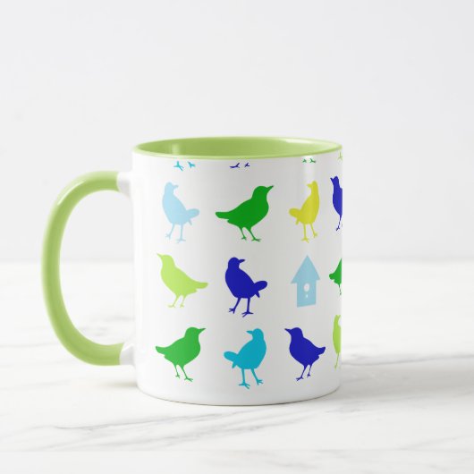 Schilderen van gekleurde vogels door Chariklia Zar Mok (Links)