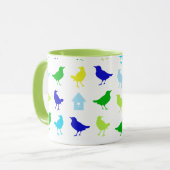 Schilderen van gekleurde vogels door Chariklia Zar Mok (Voorkant links)