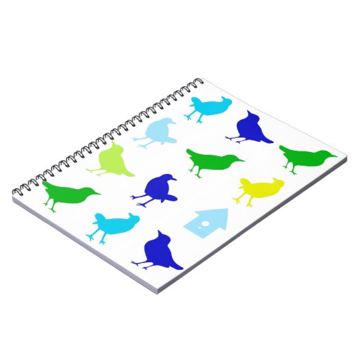 Schilderen van gekleurde vogels door Chariklia Zar Notitieboek (Linkerzijde)