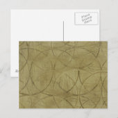 Schilderen van gekoppelde cirkels door Jennifer Go Briefkaart (Voorkant / Achterkant)