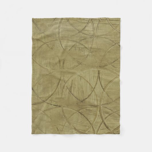 Schilderen van gekoppelde cirkels door Jennifer Go Fleece Deken (Voorkant)