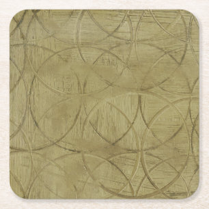 Schilderen van gekoppelde cirkels door Jennifer Go Kartonnen Onderzetters