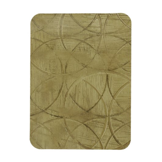 Schilderen van gekoppelde cirkels door Jennifer Go Magneet (Verticaal)