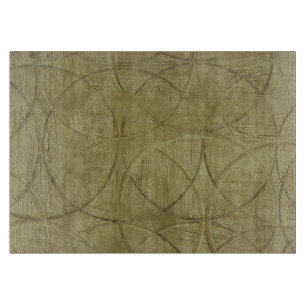 Schilderen van gekoppelde cirkels door Jennifer Go Snijplank