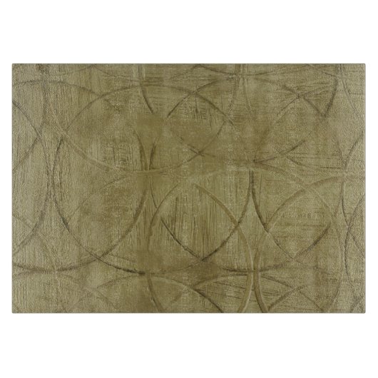 Schilderen van gekoppelde cirkels door Jennifer Go Snijplank (Voorkant)