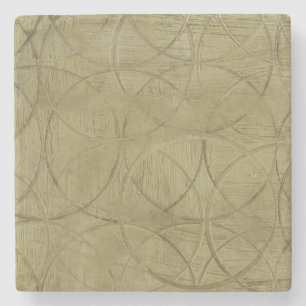 Schilderen van gekoppelde cirkels door Jennifer Go Stenen Onderzetter