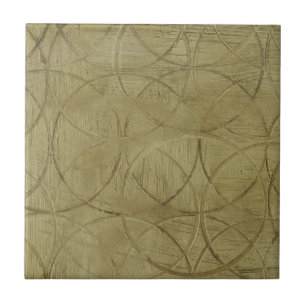 Schilderen van gekoppelde cirkels door Jennifer Go Tegeltje