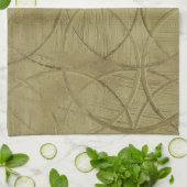 Schilderen van gekoppelde cirkels door Jennifer Go Theedoek (Gevouwen)