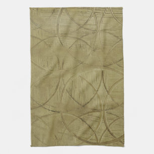 Schilderen van gekoppelde cirkels door Jennifer Go Theedoek