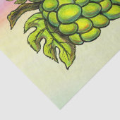 Schilderen van heerlijke groene wijnbouwwijn tissuepapier (Detail)