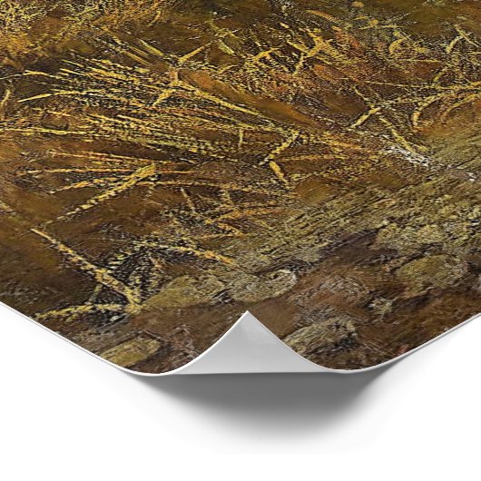  schilderen van herfstlandschap poster (Hoek)