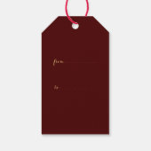 Schilderen van het Chinese Lijst Varkenshaar 2019 Cadeaulabel (Achterkant)