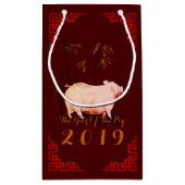 Schilderen van het Chinese Lijst Varkenshaar 2019  Klein Cadeauzakje (Achterkant)