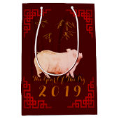 Schilderen van het Chinese Lijst Varkenshaar 2019 Medium Cadeauzakje (Voorkant)