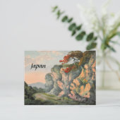  schilderen van het Japanse platteland Souvenir Briefkaart (Staand voorkant)