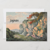  schilderen van het Japanse platteland Souvenir Kaart (Voorkant)