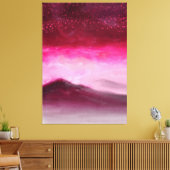 Schilderen van het landschap Magische Bourgogne Ro Canvas Afdruk (Insitu (Woonkamer))