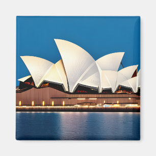 Schilderen van het Opera House in Sydney Magneet