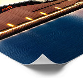 Schilderen van het Opera House in Sydney Poster (Hoek)