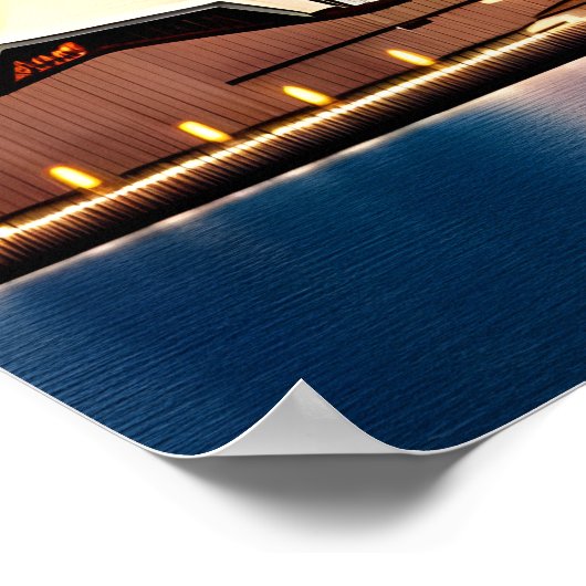 Schilderen van het Opera House in Sydney Poster (Hoek)