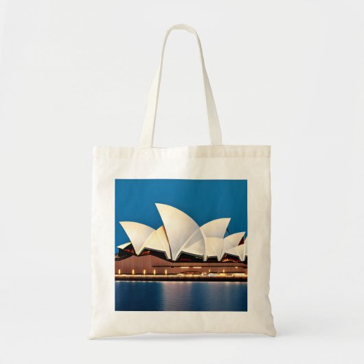 Schilderen van het Opera House in Sydney Tote Bag (Voorkant)