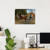 Schilderen van het paardenvervoer poster (Thuiskantoor)