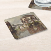  schilderen van het paleis met fijne kunsten kartonnen onderzetters (Schuin)