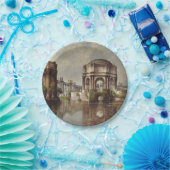  schilderen van het paleis met fijne kunsten papieren bordje (Feest)