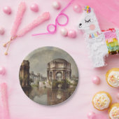  schilderen van het paleis met fijne kunsten papieren bordje (Feest)