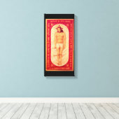 Schilderen van het schilderij van het schilderij v canvas afdruk (Insitu (Houten vloer))