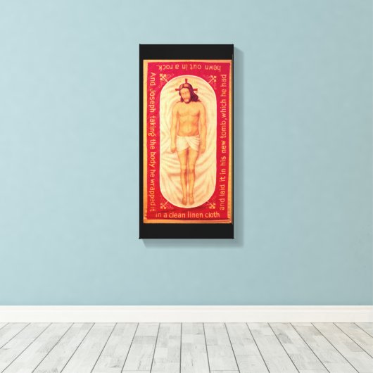 Schilderen van het schilderij van het schilderij v canvas afdruk (Insitu (Houten vloer))