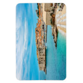Schilderen van het strand van Dubrovnik Magneet (Verticaal)