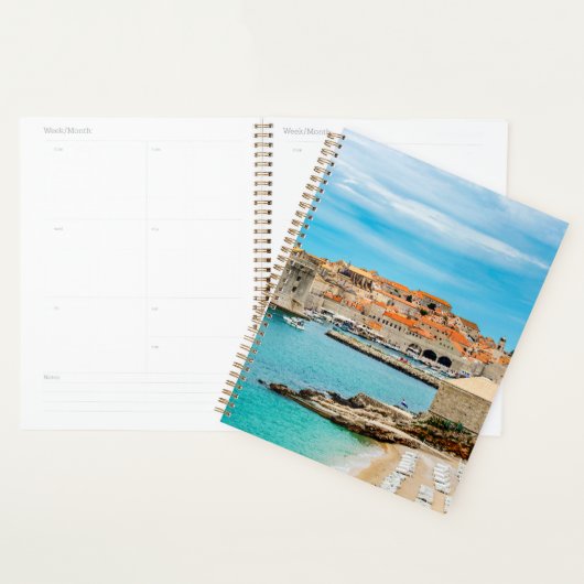 Schilderen van het strand van Dubrovnik Planner (Display)