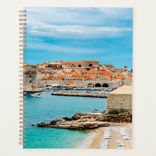 Schilderen van het strand van Dubrovnik Planner (Voorkant)