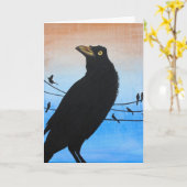 Schilderen van het Wild van de Vogel van Austin Kaart (Gele Bloem)