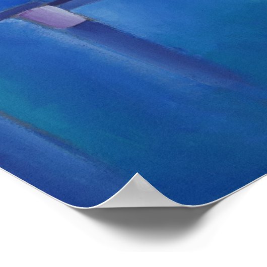 Schilderen van Honfleur - Normandië, Frankrijk Poster (Hoek)