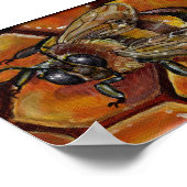 Schilderen van honingbijen poster (Hoek)